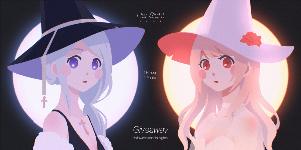 HerSight_NFT's tweet photo. Giveaway | Happy Halloween 🎃

1 Follow @HerSight_NFT 
2 Retweet this
3 Join https://t.co/FrVY09bOhQ
4 React 🎉 in the giveaway post(s)

1 holder and 1 public giveaway
Deadline: Tue, 19 Oct, 8 PM GMT+7
I hope you like 'Her Sight' 💙 #NFTGiveaway #Her_Sight https://t.co/QuV9iOXAnP