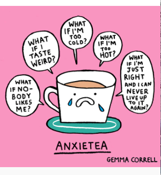 RiviaHolistic's tweet photo. Is your holiday anxiety ramping up yet? Let Gemma Correll's wonderful mental health illustrations reframe your outlook! #anxiety #MentalHealthMatters https://t.co/nTbKxhdvvL