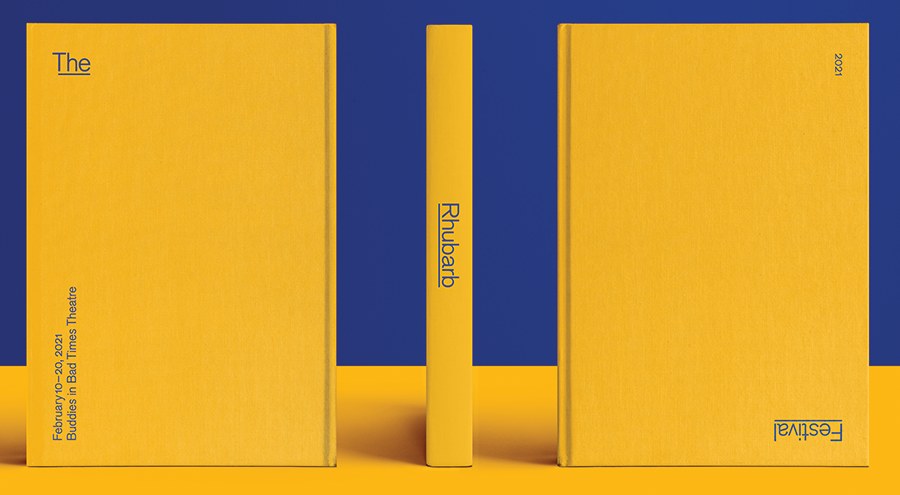 CommArts's tweet photo. CA Winner: Accompanying a performance festival of the same name, The Rhubarb Festival book by @MonnetDesign plays with the idea of reader interaction in print design. https://t.co/OSOcb7Na41 https://t.co/J0vHlXsqZd