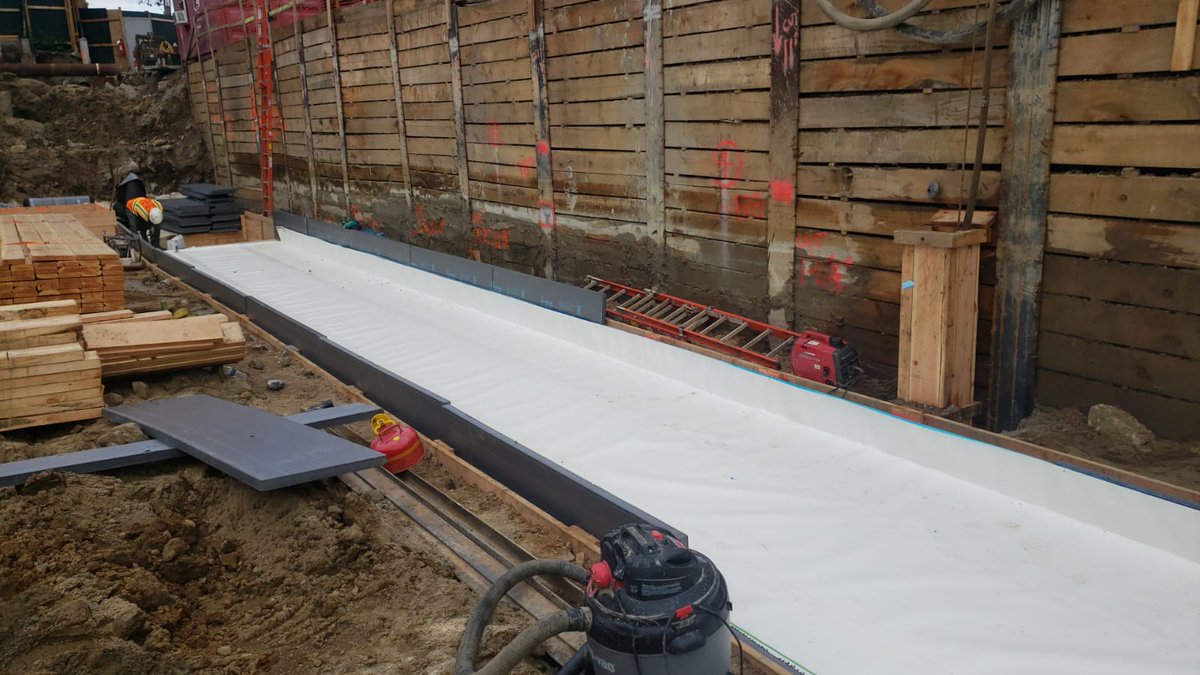 Waterproofing for a school in NYC

#nyconstruction #nyc #publiceducation #soe #excavation #deepfoundation #piledriving #pilefoundation #waterproof #waterproofing