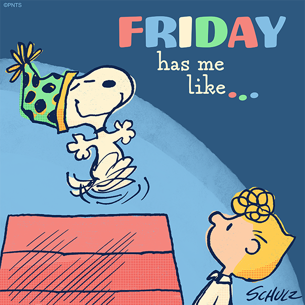 Snoopy Happy Dance Friday
