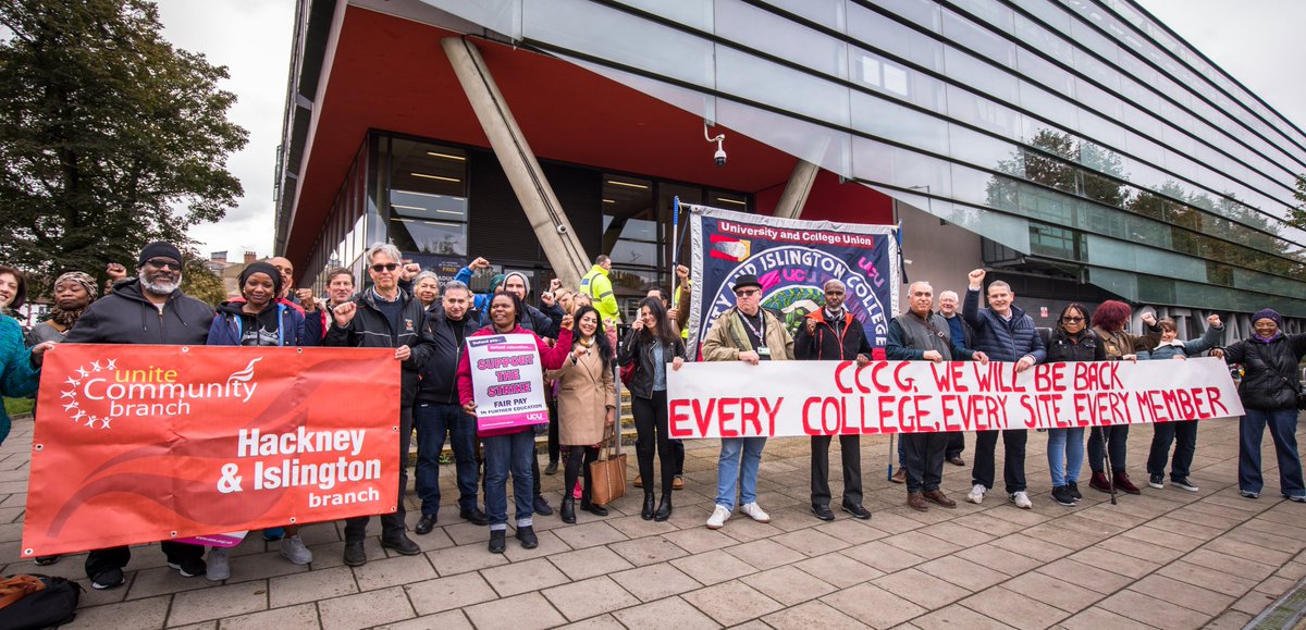 After ten days on strike UCU members across all 11 sites at CCCG are more determined than ever to see this through. This is the last day of our first wave of strikes more will come if management refuse to move from their 'final offer'. @ucu @UCUWestking @LondonUCU @UCUHallam