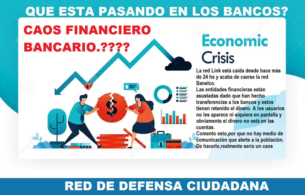 Redamparo's tweet image. QUE ESTA PASANDO EN LOS BANCOS SE CAYLO LINK Y AHORA BANELCO EN VARIOS BANCOS ???