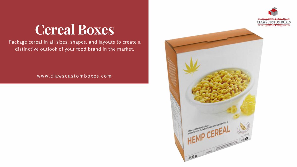 Ccustomboxes's tweet image. Read More: bit.ly/3kZnvdb

Call to Order: (505) 407-0095
Email at: sales@clawscustomboxes.com

#CerealBoxes #CustomCerealBoxes #CustomizedBoxes #Cerealdesigns #PackagingStrategy #PrintingBoxes #PackagingSolutions #PrintingDesigns #CustomBoxes #ClawsCustomBoxes