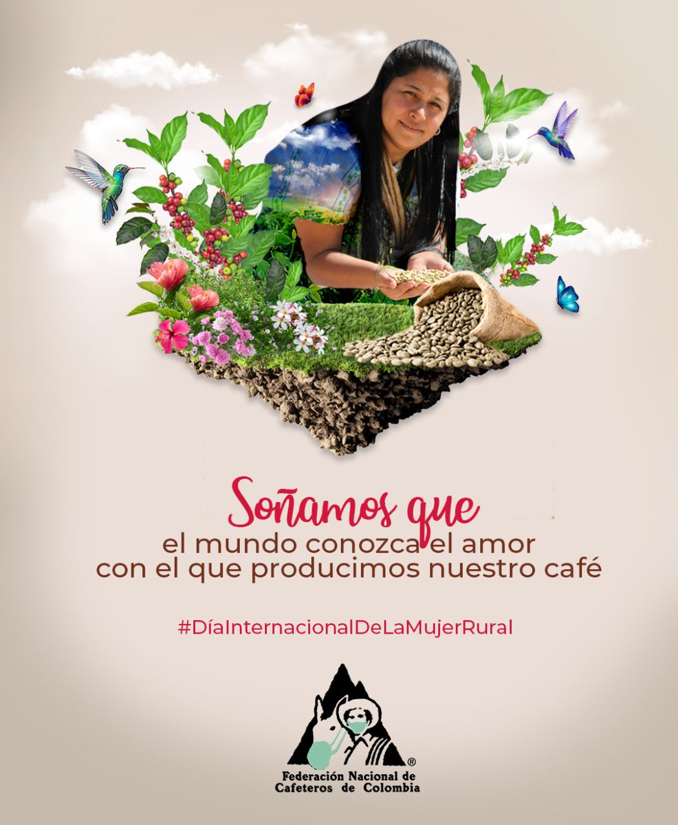 Ellas son el alma y motor de nuestra tierra cafetera, por esto en el #DíaInternacionalDeLaMujerRural soñamos con que el mundo conozca el amor con el que producen su café.

¡Ellas son #OrgulloDeColombiaParaElMundo!

#MujeresQueInspiran