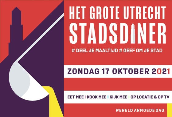 OP 17 OKTOBER IS HET INTERNATIONALE 
ARMOEDEDAG . Ook in Utrecht maken we een vuist tegen armoede en besteden we aandacht aan de ca. 1 miljoen mensen in Nederland die dagelijks de gevolgen van armoede ondervinden. 

Kijk voor wat er in de stad te doen is:
ow.ly/LkRW50Gs2nz
