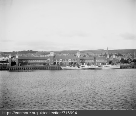HESEngineShed's tweet photo. Love Wemyss Bay?💖

Meet Greenock Princes Pier, also designed by James Miller and opened 1894, but sadly since demolished. 

Two curved passenger ramps led to the steamers, and the walls were clad in beautiful tiles. #StationsDay https://t.co/mEJkSzjN2b