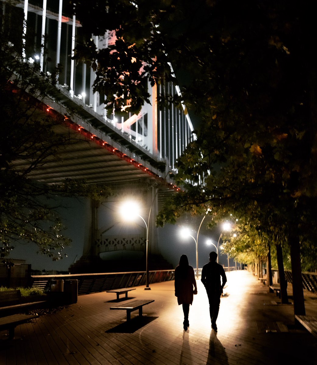 Anywhere with you is better than anywhere without you [unknown] #PHLphoto #peopleofphiladelphia #walkingphilly #benjaminfranklinbridge #bridgesofphilly #cityofphiladelphia #phillyphotographer #NightPhotography #6abcnews