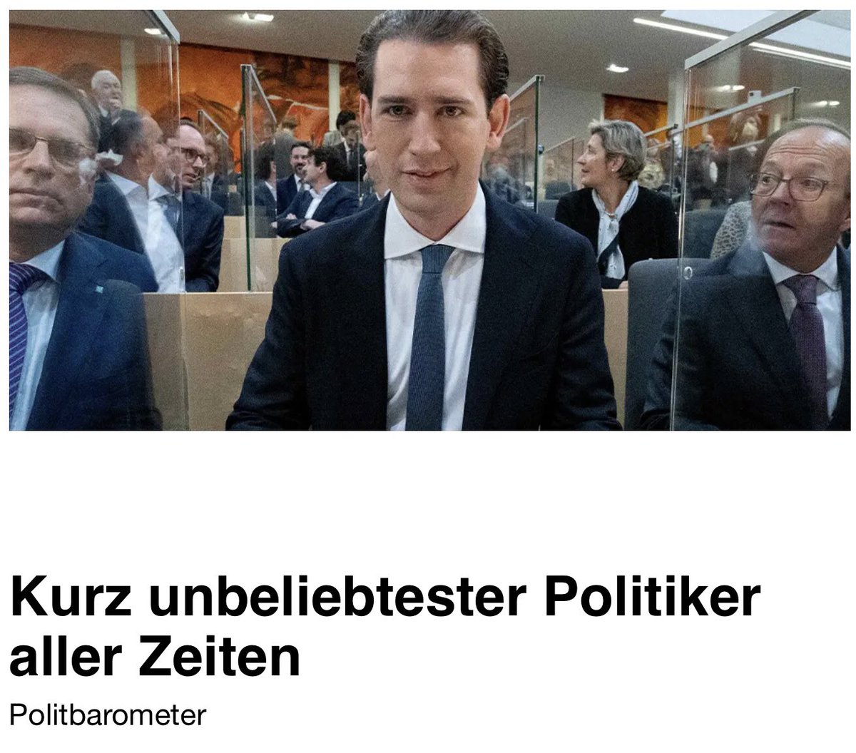 Was dabei rauskommt, wenn man für Umfragen nicht (mehr) ordentlich bezahlt… ZwinkerSmiley!
#Babyhitler #KurzMussWeg #kurz