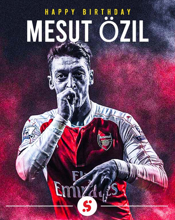 Happy 33rd birthday to Mesut Ozil..      