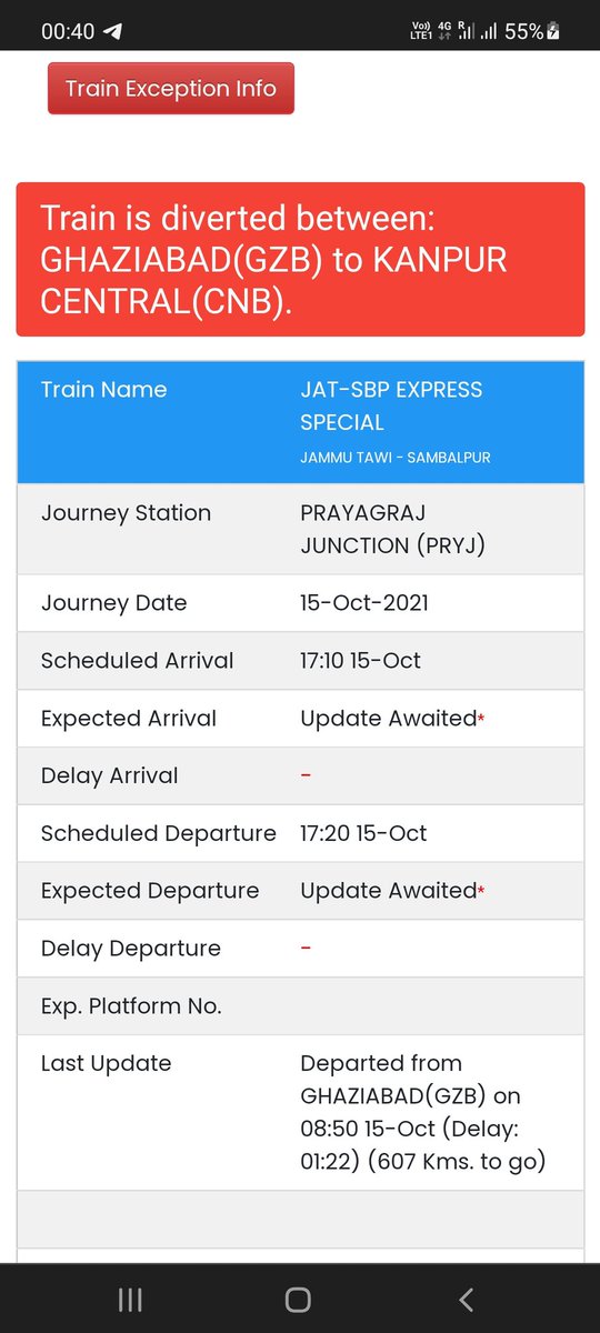 pawan_tripathy's tweet photo. @AshwiniVaishnaw Sir waiting for Train no 08310 at Vindhyachal Station from 06:30 but its already midnight still no any update either on railway station nor Online. Hoping that I will get an updated status from ur end https://t.co/WpwTvy4KRh