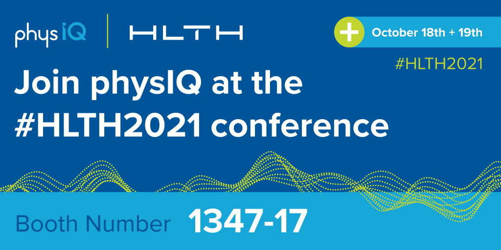 Very excited to attend the #HLTH2021 conference next week. Be sure to stop by and see <a href="/PhysIQ/">physIQ</a> at the <a href="/MATTERhealth/">MATTER</a> Pavilion (1347-17) - hope to see you there!