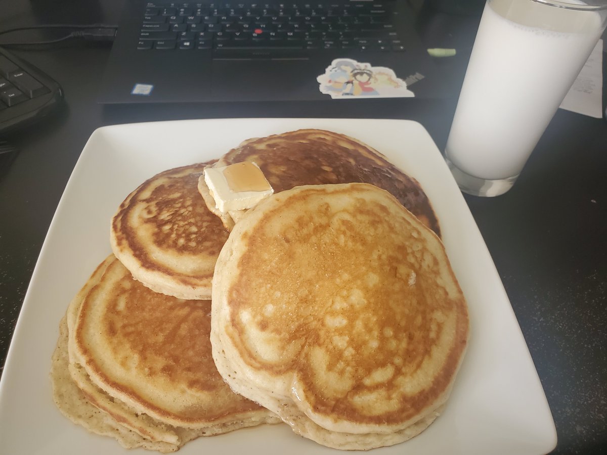 Chef_Justus's tweet photo. From scratch pancakes and milk anyone?
#Chefthings #ENVtubers #Vtubers https://t.co/Dizj1P8ouR