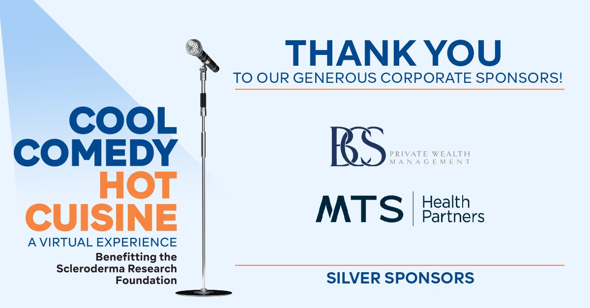srfcure's tweet photo. We are so grateful for the support of our corporate sponsors for the SRF's virtual #CoolComedyHotCuisine event, streaming live on YouTube on 𝗦𝘂𝗻𝗱𝗮𝘆, 𝗢𝗰𝘁. 𝟭𝟳𝘁𝗵 𝗮𝘁 𝟱𝗣𝗠 𝗣𝗮𝗰𝗶𝗳𝗶𝗰/𝟴𝗣𝗠 𝗘𝗮𝘀𝘁𝗲𝗿𝗻.

Join us! https://t.co/5H6uPo2lXO https://t.co/JMFIOaWcnT