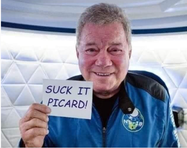 picardonhealth's tweet photo. It wasn't bad enough that @WilliamShatner blocked me on Twitter. Now this! @PicardTips https://t.co/1PBIjCR0ww
