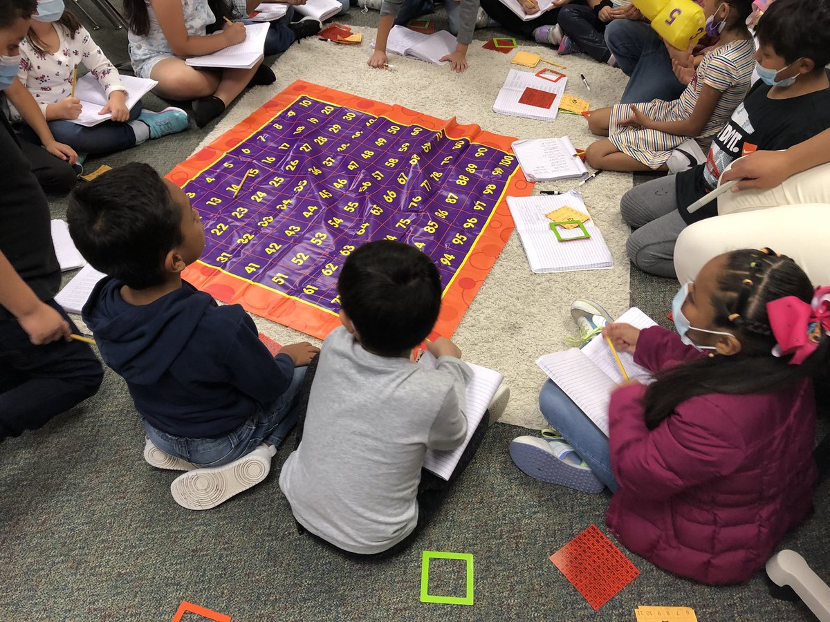 So excited to see <a href="/Lety_Ocana/">Lety Ocaña</a> and her second graders having FUN with math! Can’t wait to see this in her #guidedmathstations next week! <a href="/McDougleMathSci/">McDougleMathSci</a>