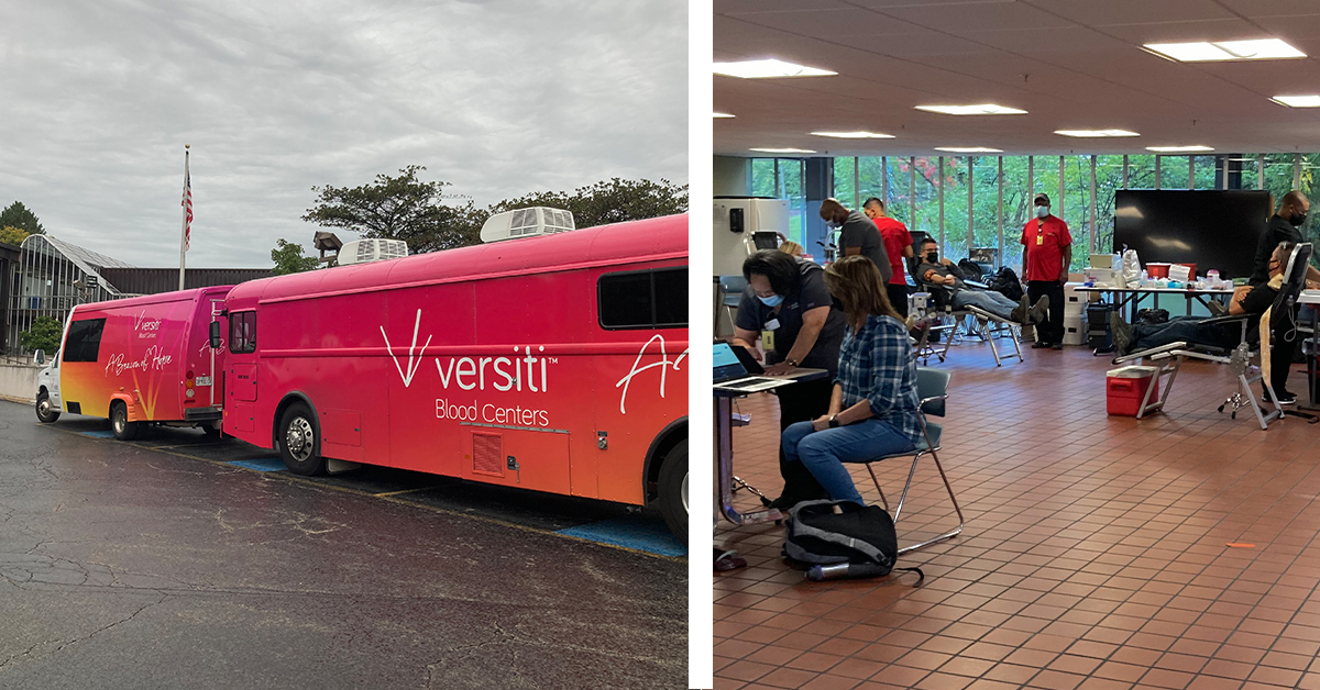 flexco's tweet photo. Today's #FeelGoodFriday goes to the #GreatPeople at our Downers Grove location who donated blood this week. Thank you to all of the donors! Blood costs nothing to give, yet is more valuable than any other resource on earth. #BeSomeonesHero #FlexcoCares #TeamFlexco https://t.co/htjorgX1vs
