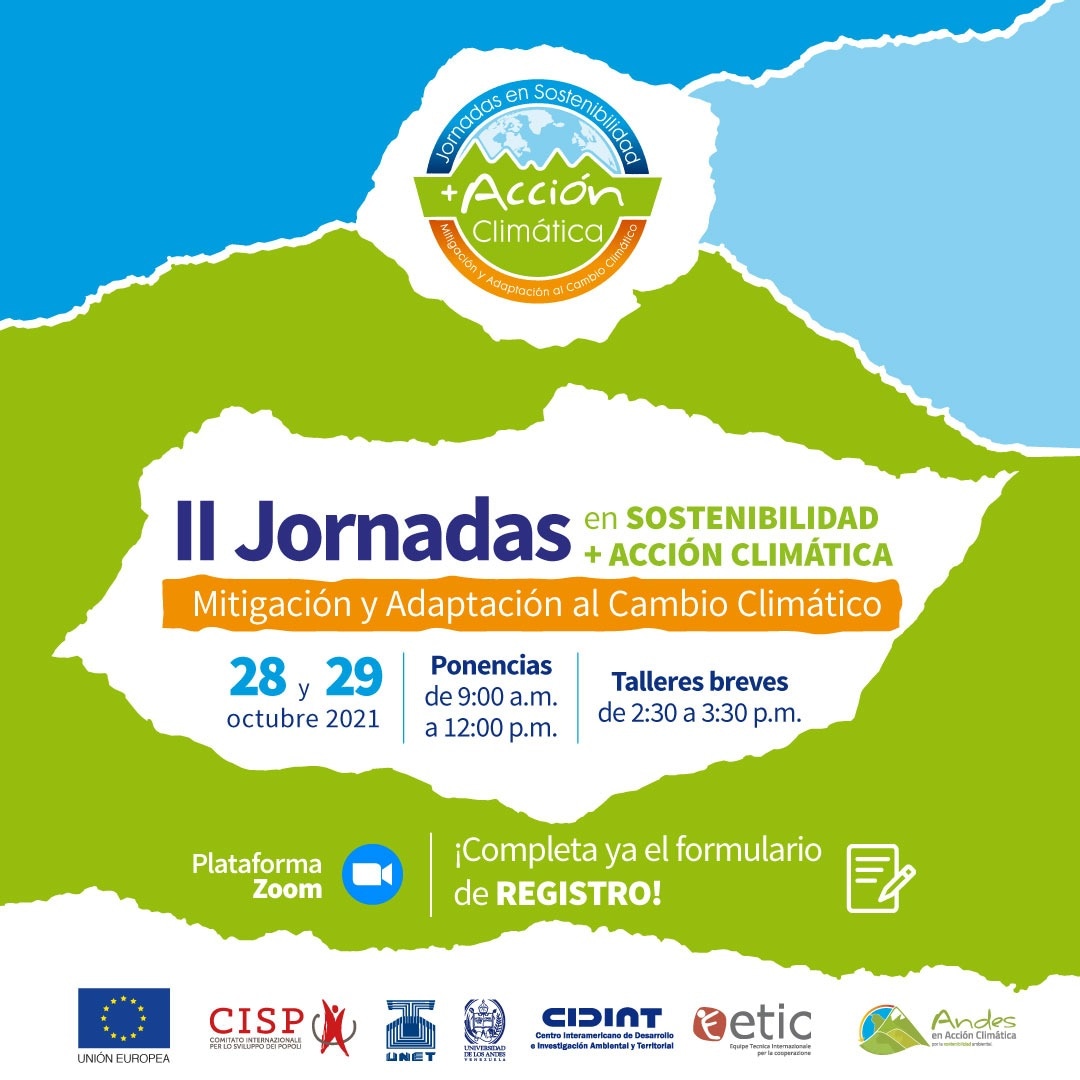 AClimatica's tweet image. Las “II Jornadas en SOSTENIBILIDAD + ACCIÓN CLIMÁTICA” serán  los días #28Oct y #29Oct ¿Quieres conocer buenas prácticas para contribuir con la mitigación del cambio climático? Regístrate aquí ➡️ bit.ly/3afTb84