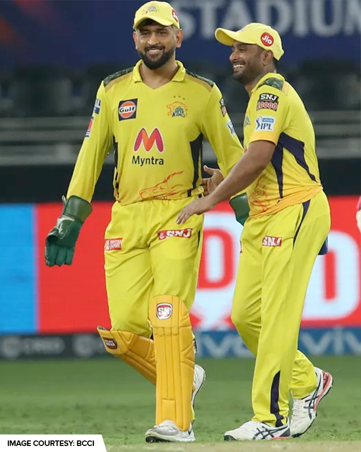 StarSportsIndia's tweet photo. .@bhogleharsha: "You can be proud of the legacy you have left behind"

#MSDhoni: "Still I haven't left behind!" 😄

There's nobody quite like Thala #Dhoni, is there?

#VIVOIPL #IPL2021 #ChennaiSuperKings #Whistlepodu #Yellove https://t.co/LVSD8r6fnm