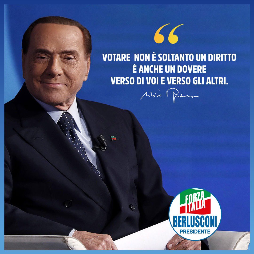 Silvio Berlusconi tweet media