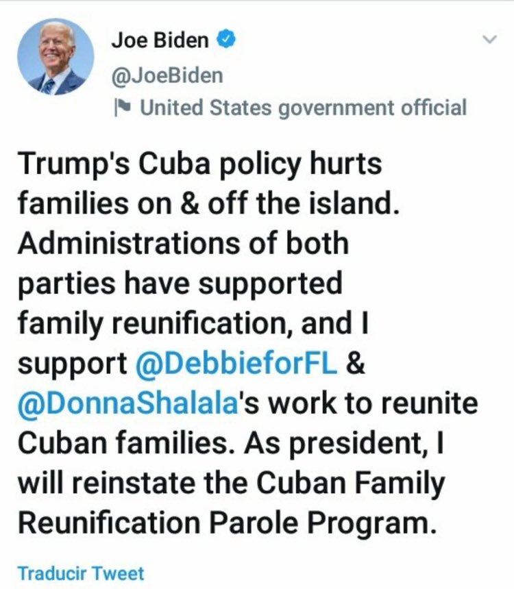 <a href="/JoeBiden/">Joe Biden</a> Ayudaa le estamos pidiendo por favor escuche a los corazones de estas madres cubanas q es mucho los años de espera please 🙏#ConsularServicesinCuba  F2B