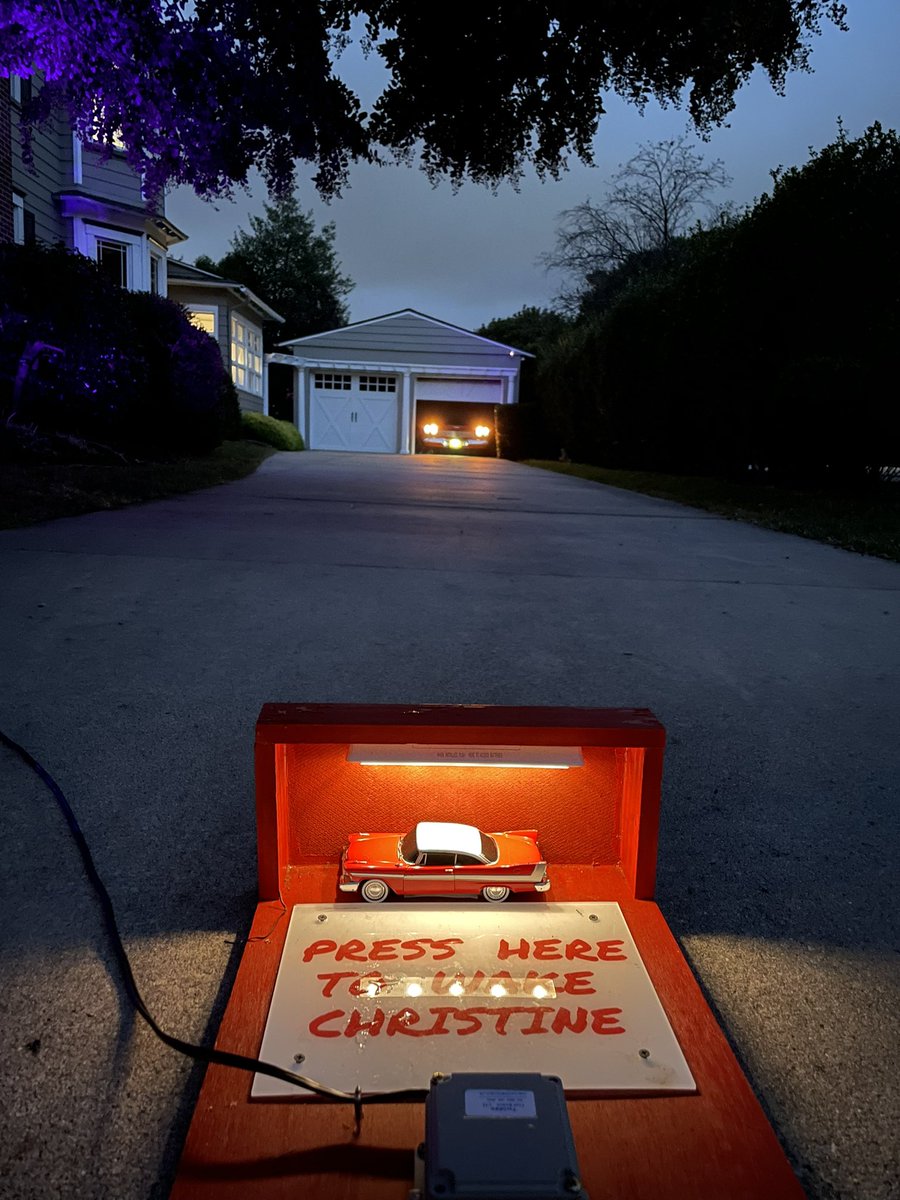 rules_stephen's tweet photo. Our Stephen King House-
Houses on our street in Haddonfield, NJ go all out when it comes to decorating for Halloween. Here’s a peak at our setup dedicated to Stephen King. https://t.co/v9QESrOlsI