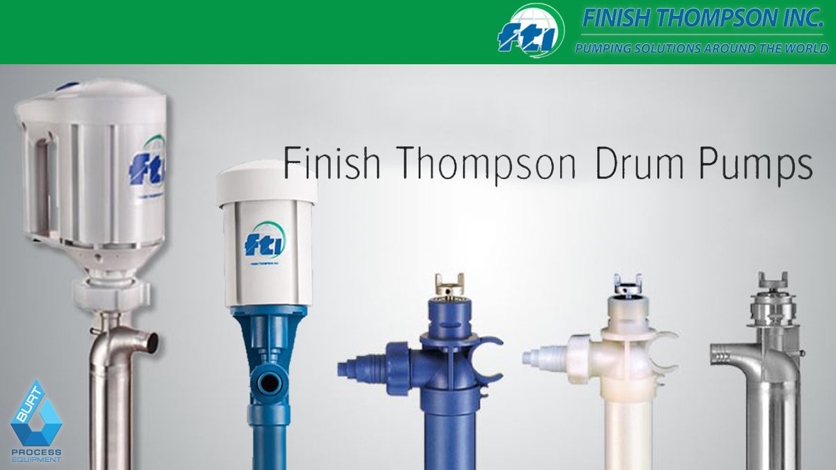 burtprocess's tweet image. Whether pumping high fluid volumes weekly or mix batches of product every hour, @FinishThompson offers reliable and versatile electric drum pumps.  Shop now to improve the productivity of your application burtprocess.com/brand/finish-t…
#DrumPumps #BarrelPumps #WaterTreatment