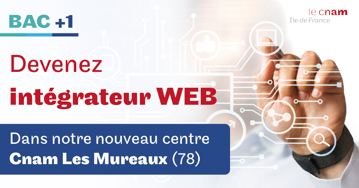 [NOUVEAU : BAC+1 | FORMATION INFORMATIQUE]
Vous avez un bac et vous souhaitez devenir intégrateur·rice web ? Nous proposons une formation BAC+1, préparant à ce métier dans notre nouveau centre CNAM des Mureaux (78).
Informations &amp; Inscriptions > cnam-idf.fr/actualites/nou…