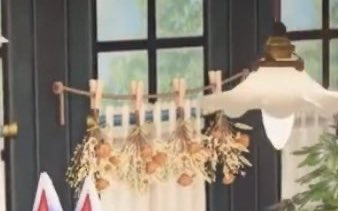 cosyluna's tweet photo. UM THE LIGHT FIXTURE AND THE ROW OF DRIED FLOWERS, IM CRYING AGAIN https://t.co/VYI3UkZpB7
