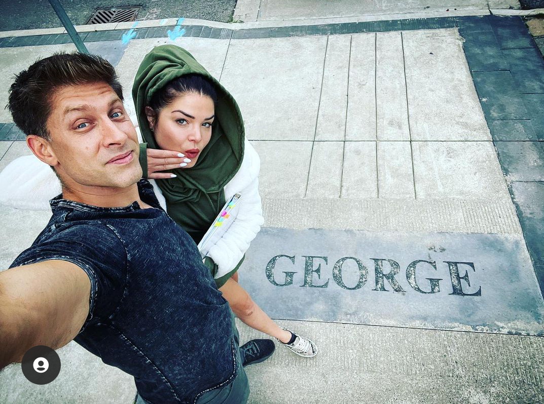 [PIC] Marie &amp; Alain a few days ago. 🥰 (Via alainmoussi on ig)