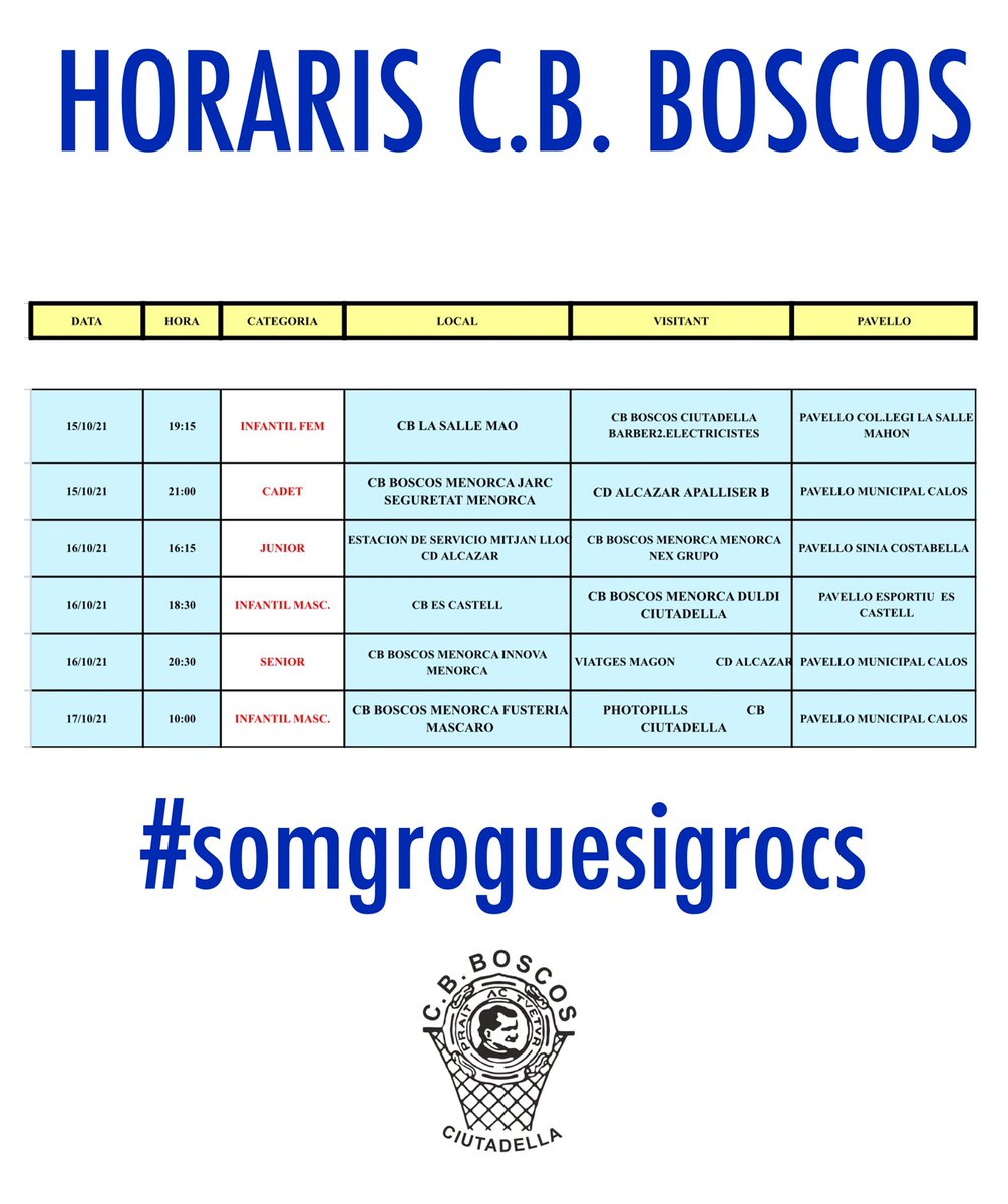 Club Bàsquet Boscos tweet media