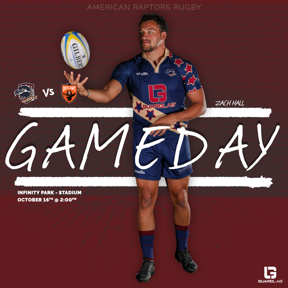 AmericanRaptors's tweet photo. It's another @guardlab GAMEDAY!

Come watch us take on the AG Outlaws at Infinity Park for FREE!

Stay after to check out the first two episodes of @RugbyfactoryTv's 'Rugby Town' docuseries! 

📍: Infinity Park
⏰: 2 PM
📺: https://t.co/LYBnmBajZL

#RaptorsRugby | #Mission23 https://t.co/Bmr2sgPfYh