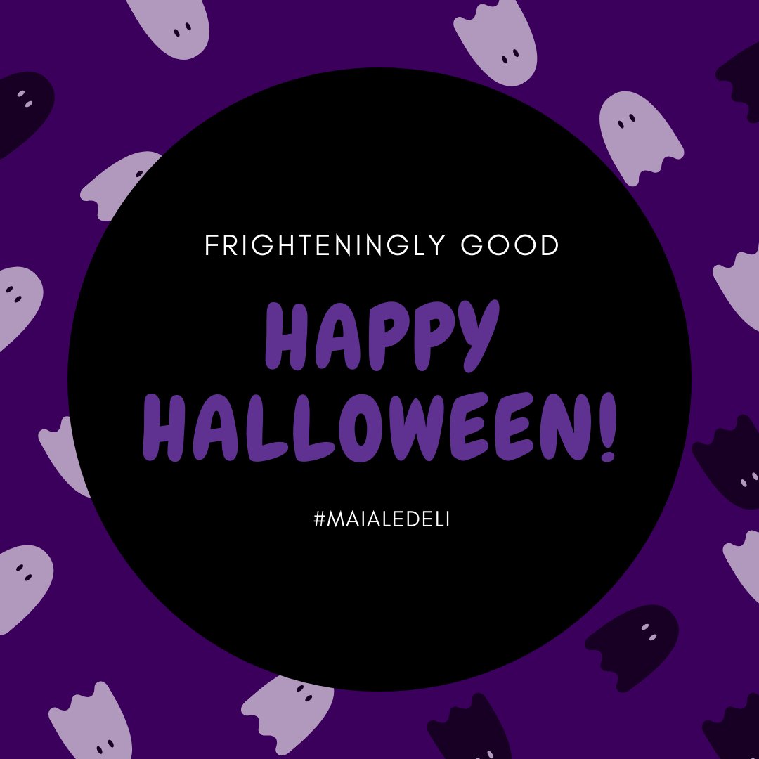 MaialeDeli's tweet photo. Frighteningly good! 🎃 Happy Halloween!  #MaialeDeli https://t.co/FjMseWrrq2