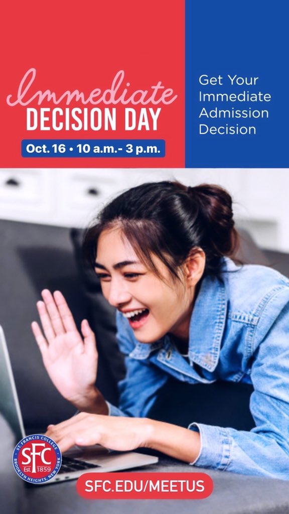 St. Francis College Admissions tweet media