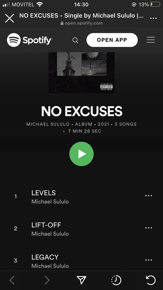 SkyyRoc's tweet photo. “NO EXCUSES” a single by Michael Sululo OUT NOW! 🚨🚨🚨

Artist: @MSululo 
https://t.co/Kbi4xzek08: @fabricio_jcn &amp; @AiubaIrfan 
Link in Bio 💯 https://t.co/qGb8GXxM5B