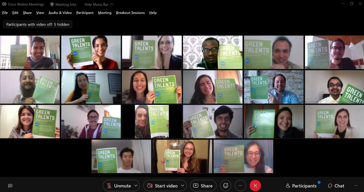 GreenTalents's tweet photo. 🎉 It's a wrap! The last nine days have been packed with all kind of different meetings, #networking, #learning and #SustainabilityScience 🌏Thanks to everyone for making this #VirtualScienceForum so special! #GreenTalents #GTforSDG https://t.co/Ba08n95Sp4