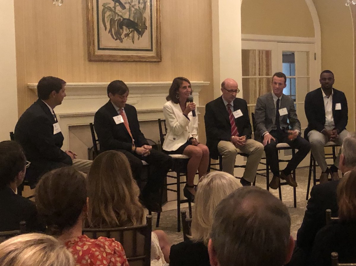 christschool's tweet photo. The "Celebrating Boys" series has allowed faculty and staff to talk about Christ School's four pillars (academic rigor, leadership, spirituality, and the dignity of manual labor) with those new and familiar to the school. More than 70 people attended Tuesday's event in Charlotte! https://t.co/KCoZ25hCK0
