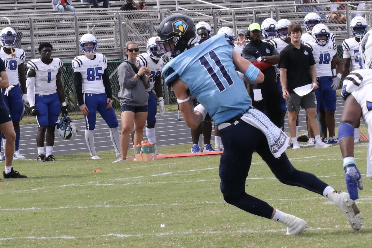 PointFootball's tweet photo. Point University Award winners vs. Faulkner (cont.) 

Hustle Award
#13 BJ Finley
#11 Tucker Marsh (@tuckmarsh20)

Newcomer 
#50 Promise Williams (@Pwill2252)
#83 Andrew Howe (@gottydrew) https://t.co/Q2QqiWagr5