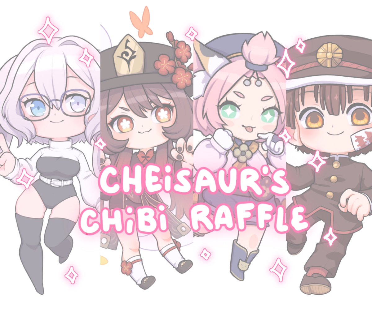 Yey I’m hosting an art raffle! 💕 The prize is a full body chibi ✨ Rules: ✨ Follow me ✨ ✨ RT this post ✨ (ends October 23rd!)