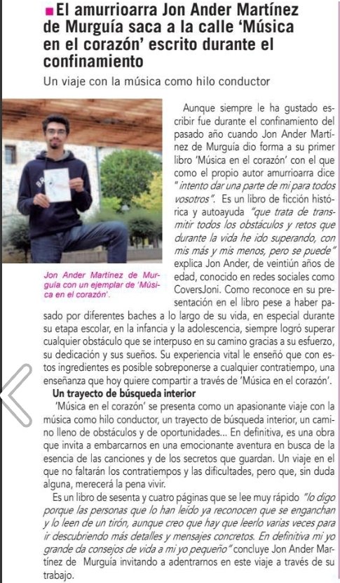 CoversJoni's tweet photo. Ya podeis encontrar la entrevista completa tanto en la revista como en su web, sobre mi primer libro "Musica en el corazón" , espero que podais leerla y os guste muchisimo!
#hauxeda #musicaenelcorazon #entrevista #miprimerlibro #libro #exlibric https://t.co/C1DPbDTPDi