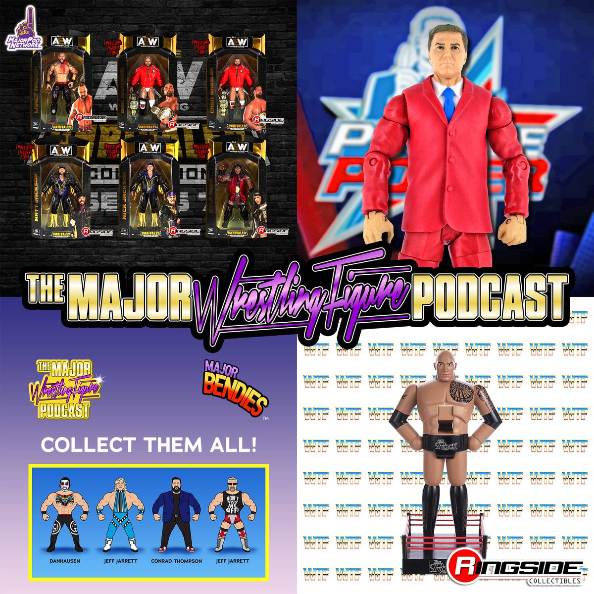 MajorWFPod's tweet image. DOWNLOAD THE LATEST EPISODE OF @MajorWFPod! @MajorPodNetwork

@Myers_Wrestling, @MarkSterlingEsq, &amp;amp; @TheMattCardona unbox #AEW Unrivaled 7 &amp;amp; discuss fav suited figure, #MajorBendies @DanhausenAD @MyWorldPod, WTF Rock Nutcracker, &amp;amp; more!

RT TO ENTER TO WIN PRIZE FROM @RingsideC!