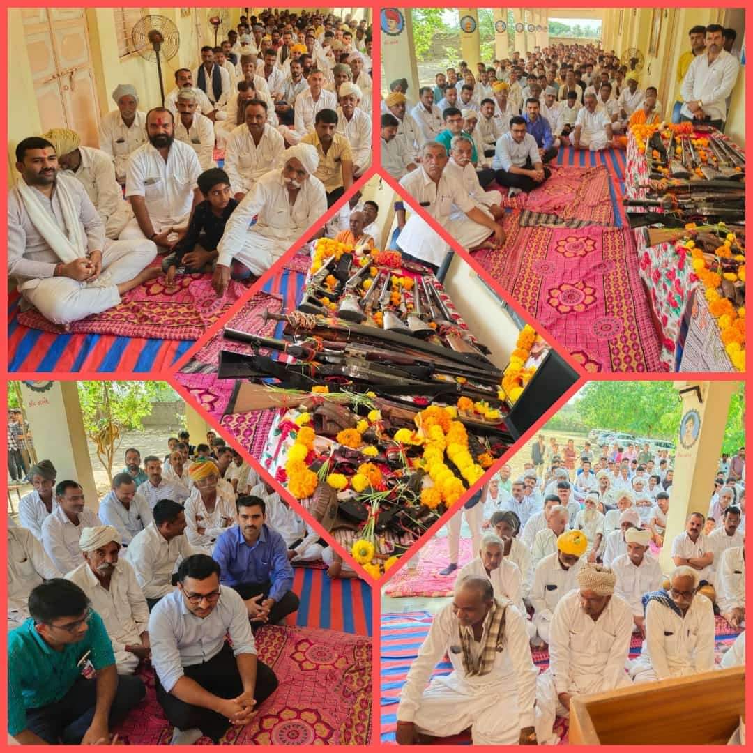 “शस्त्रेण रक्षिते राष्ट्रे शास्त्र चर्चा प्रवर्तते“

- शस्त्रों के द्वारा रक्षित राष्ट्र में ही शास्त्र चर्चा हो सकती है। बिना शक्ति के सत्य की विजय नहीं होती।

#शस्त्रपूजन
#वाव