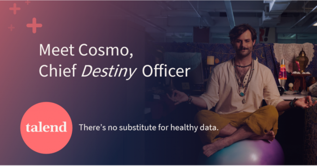 WendyLCMP's tweet photo. How can you be #datadriven without healthy data? In this interview, @cosmocdo, shares a few tips on how to leave your business up to destiny. @Talend does NOT recommend his strategy. Choose #DataNotDestiny. #TalendDataHealth https://t.co/eMN3lfPhnS https://t.co/m9lgjYu78I