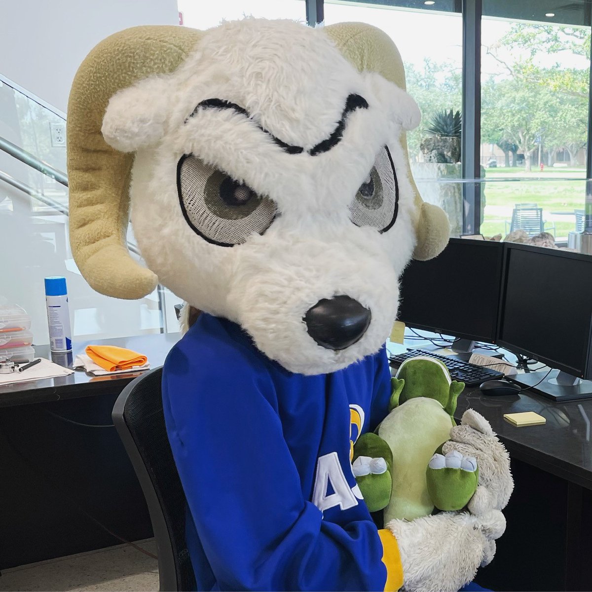 Mayer Museum (@mayermuseum) on Twitter photo Chomper hopes everyone is having a ram-tastic homecoming week! As you make your plans remember that the <a href="/AngeloState/">Angelo State</a> Mayer Museum is open today and tomorrow from 10-5.
#angelostate #sanangelove #discoversanangelo #GoAsARam #RamFam Chomper hopes everyone is having a ram-tastic homecoming week! As you make your plans remember that the <a href="/AngeloState/">Angelo State</a> Mayer Museum is open today and tomorrow from 10-5.
#angelostate #sanangelove #discoversanangelo #GoAsARam #RamFam