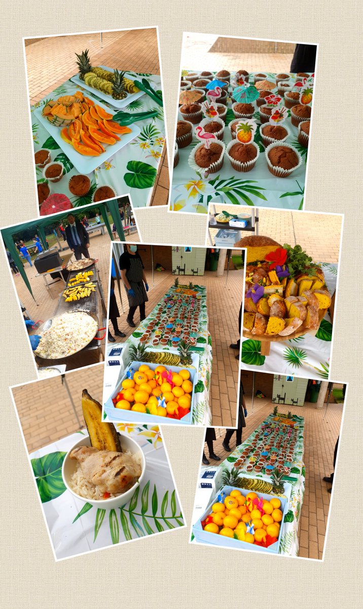 Caribbean theme day extra 150 hungry lunches ontop of our usual numbers homemade corn bread jerk chicken rice&amp;peas