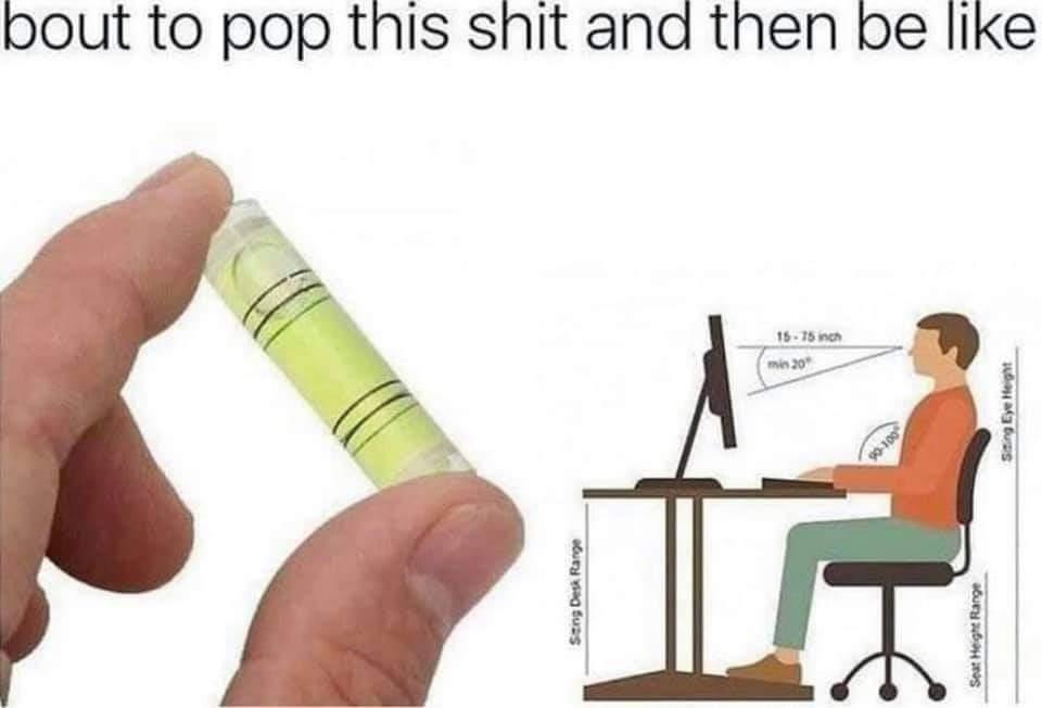 BunkPolice's tweet photo. #meme #humor #level #testyourshit #testkits #funny #study https://t.co/A3GIVpqrJX