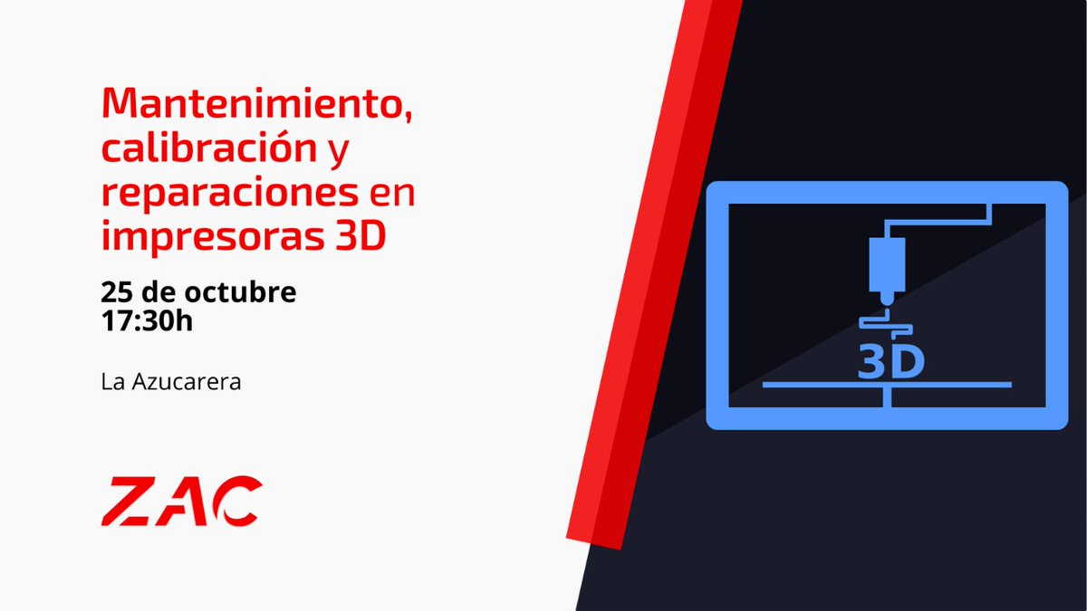 ZGZActiva's tweet image. #𝗧𝗿𝗮𝘀𝘁𝗲𝗮𝗻𝗱𝗼𝗭𝗔𝗖
Todo sobre impresoras 3D a tu alcance
👉 La Azucarera
25 octubre 18:30h
con @_jorgealba
⚠ 𝙈𝙖𝙣𝙩𝙚𝙣𝙞𝙢𝙞𝙚𝙣𝙩𝙤, 𝙘𝙖𝙡𝙞𝙗𝙧𝙖𝙘𝙞𝙤́𝙣 𝙮 𝙧𝙚𝙥𝙖𝙧𝙖𝙘𝙞𝙤𝙣𝙚𝙨 𝙚𝙣 𝙞𝙢𝙥𝙧𝙚𝙨𝙤𝙧𝙖𝙨 3𝘿
A͟p͟ú͟n͟t͟a͟t͟e͟ ✅ bit.ly/25OCTTrasteand…