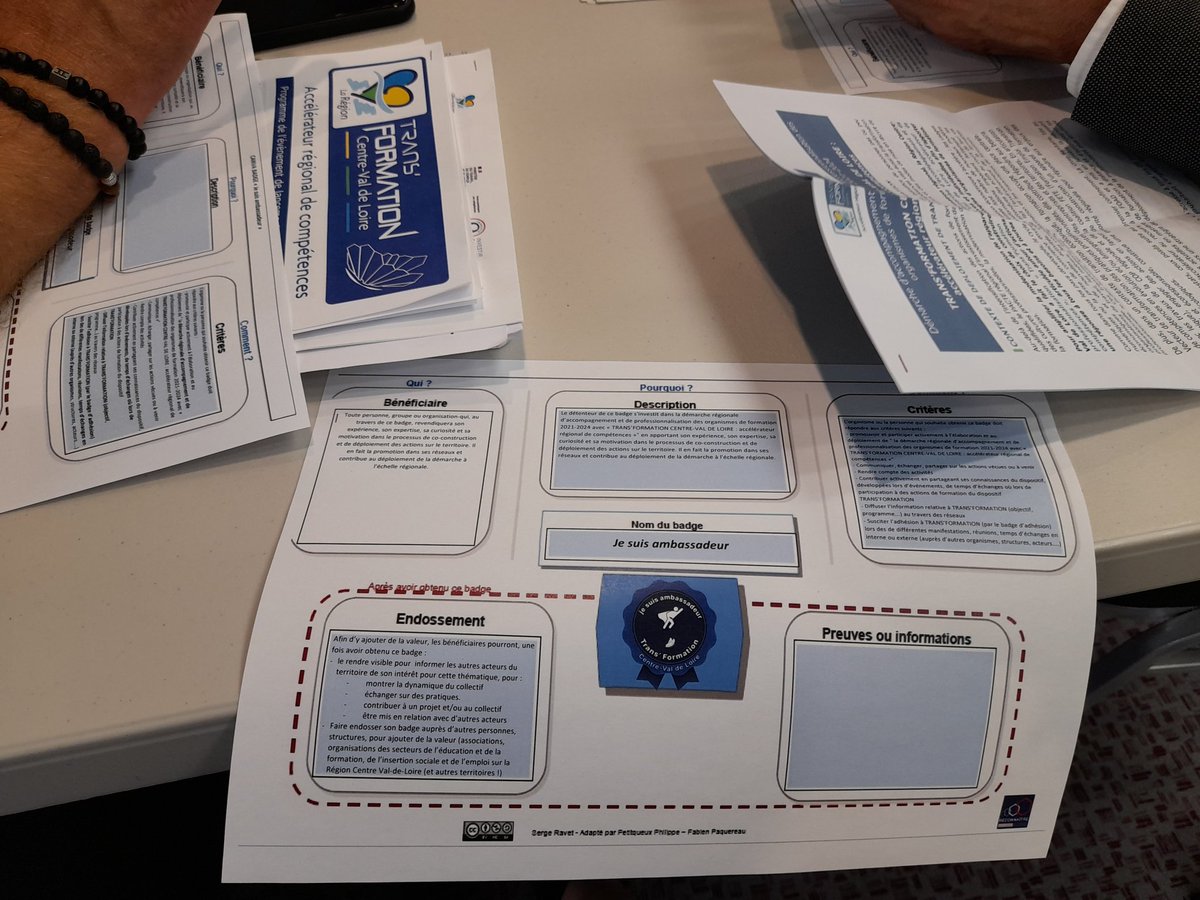 adelinebuisson's tweet photo. Et vous, quel sera votre prochain badge ?!
Atelier @reseau_canope @LeCnam
Et @gip sur la reconnaissance des open badges #softskills #coanimation
#TransFormation @RCValdeLoire https://t.co/0NTSMn86Xh
