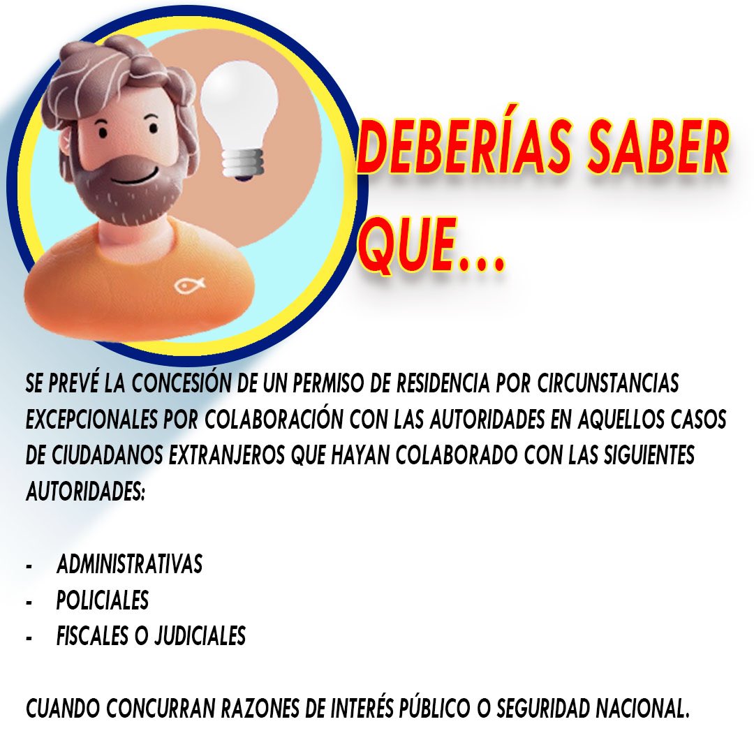 ProyJust's tweet image. CONSULTA NUESTROS EXPERTOS➡ todosabogados.com
☎ (+34) 644-040-892
📧 pjusticia@pjusticia.com

#abogados #inmigrantes #Inmigración #ColaboracionCiudadana #PoliciaNacional #Madrid #residencia #extranjeria #extranjeros