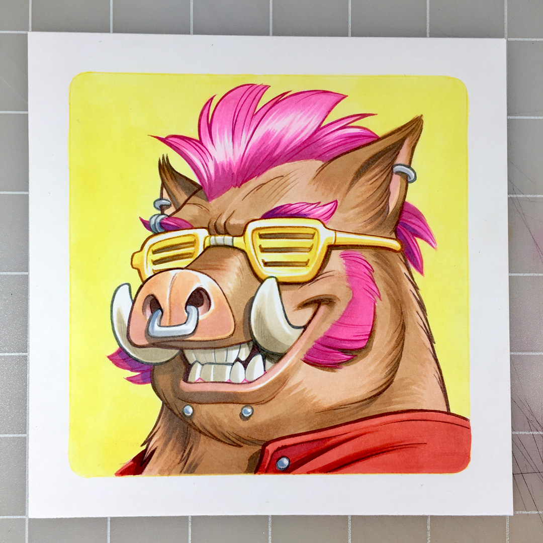 DMACalvert's tweet photo. October Art Challenge Day 15: Bebop

From the #tmntober list by @sketchbrooks
 
#bebop #TMNT https://t.co/O5garL2FXq